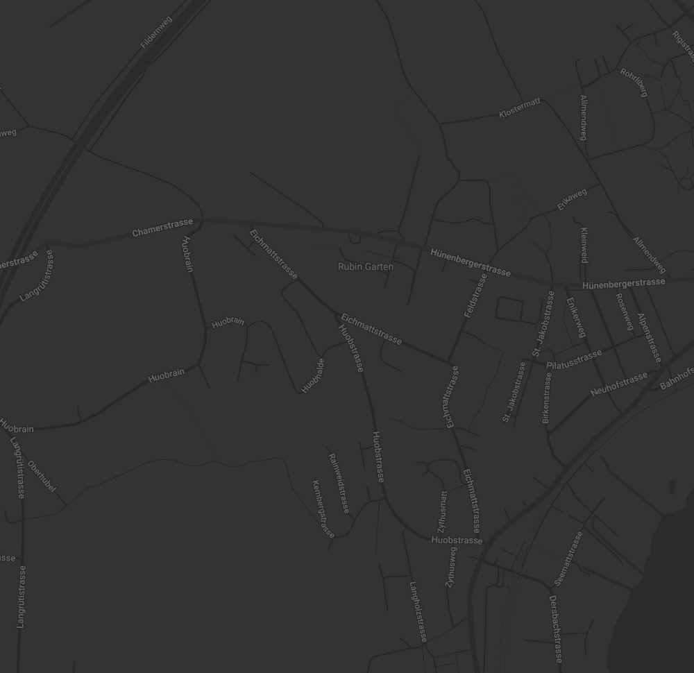 Map preview showing project location in Hünenberg